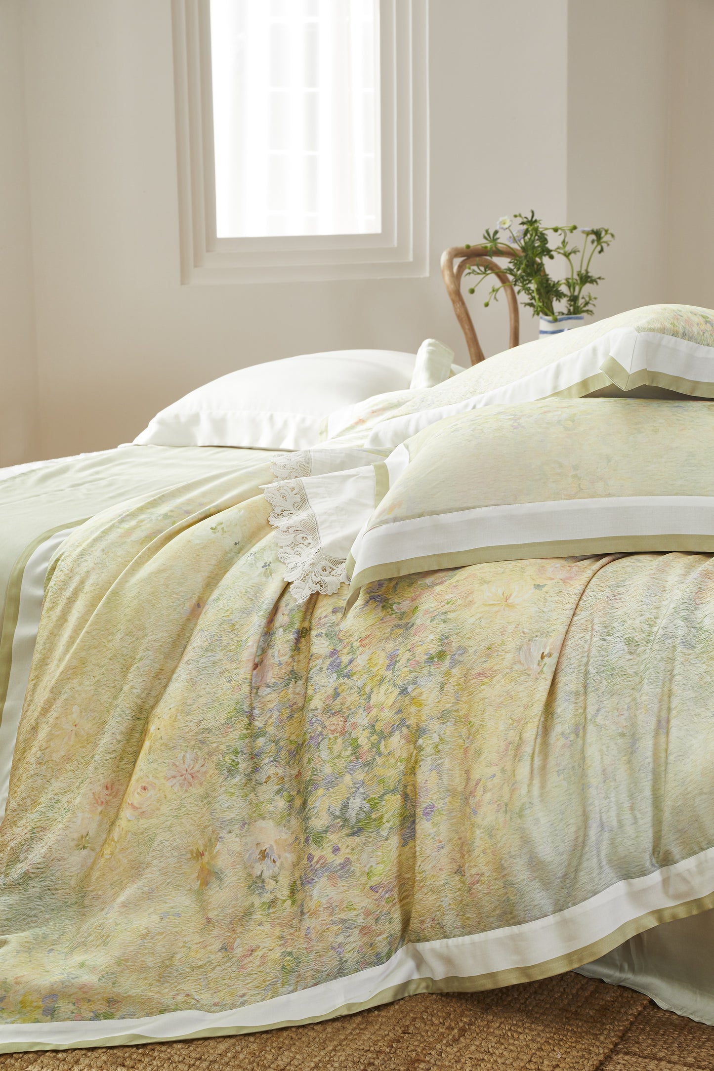 "One" Tencel Bedding Set- "Impression Garden"